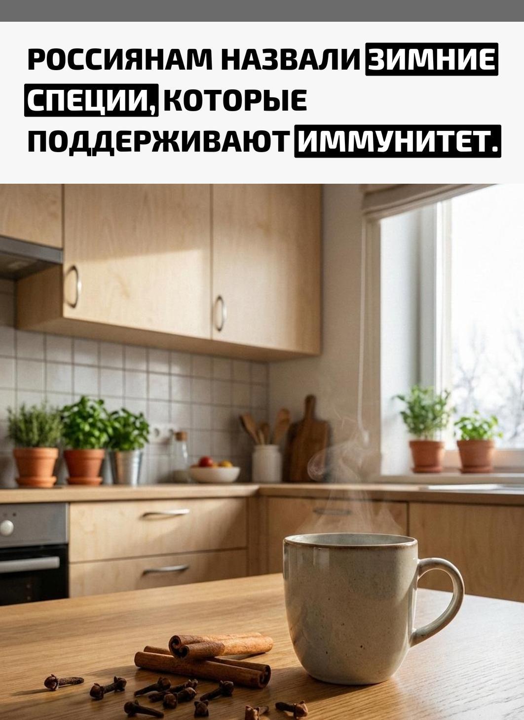 Нутрициолог рассказала «Газете.Ru», что пряности в холодное время года помогают организму согреваться и сопротивляться инфекциям. По её словам, многие из них улучшают кровообращение и обладают природными антисептическими свойствами.