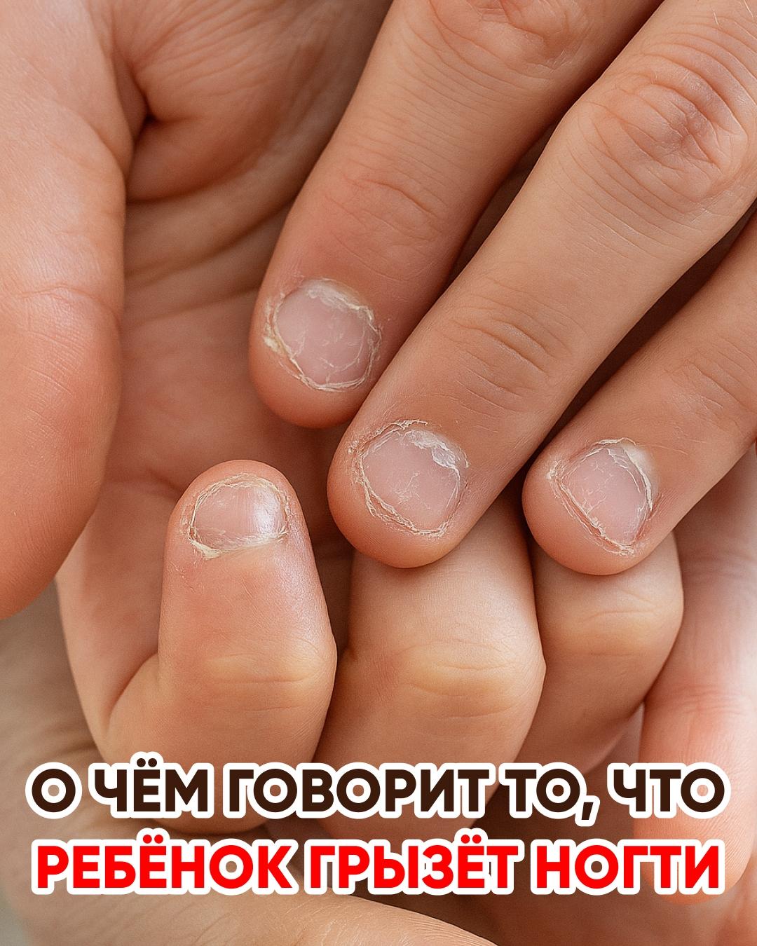 Страшная правда о детях, которые грызут ногти