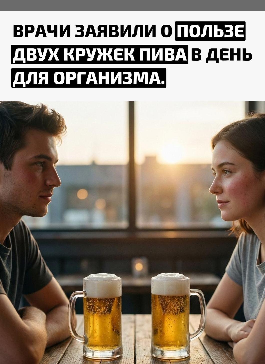 Медики утверждают, что в пенном напитке содержится природный антиоксидант ксантохумол, который помогает нейтрализовать канцерогены в организме.