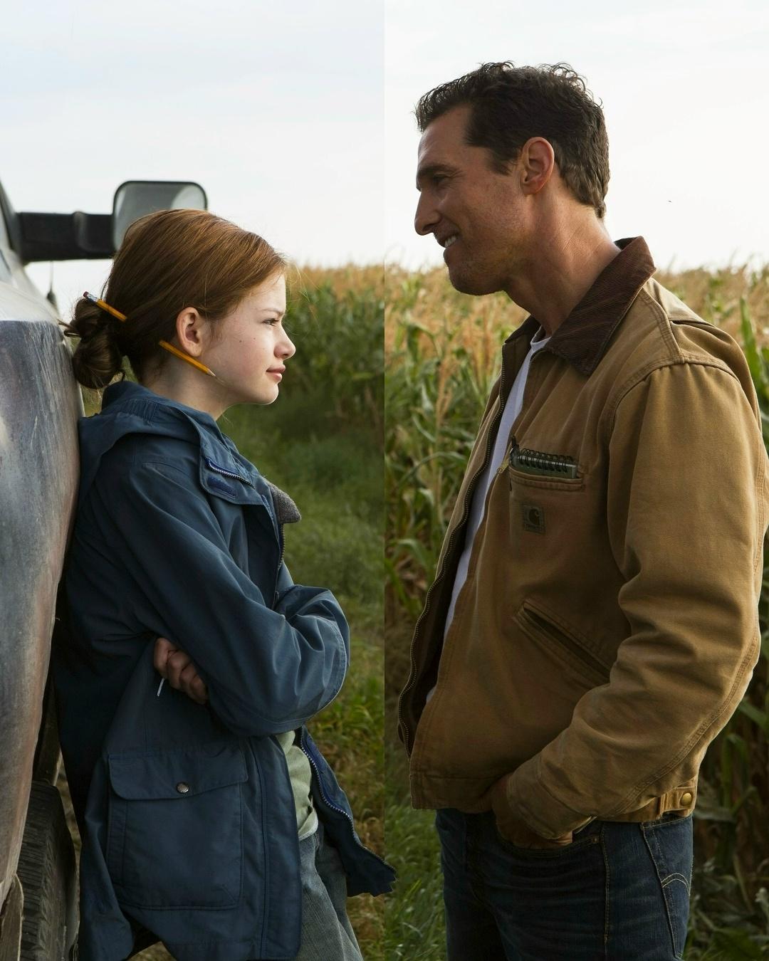 Интересный факт: сцена из «Интерстеллара», где герой Мэттью Макконахи смотрит видео от своих детей и плачет, была снята с первого дубля и без репетиций.