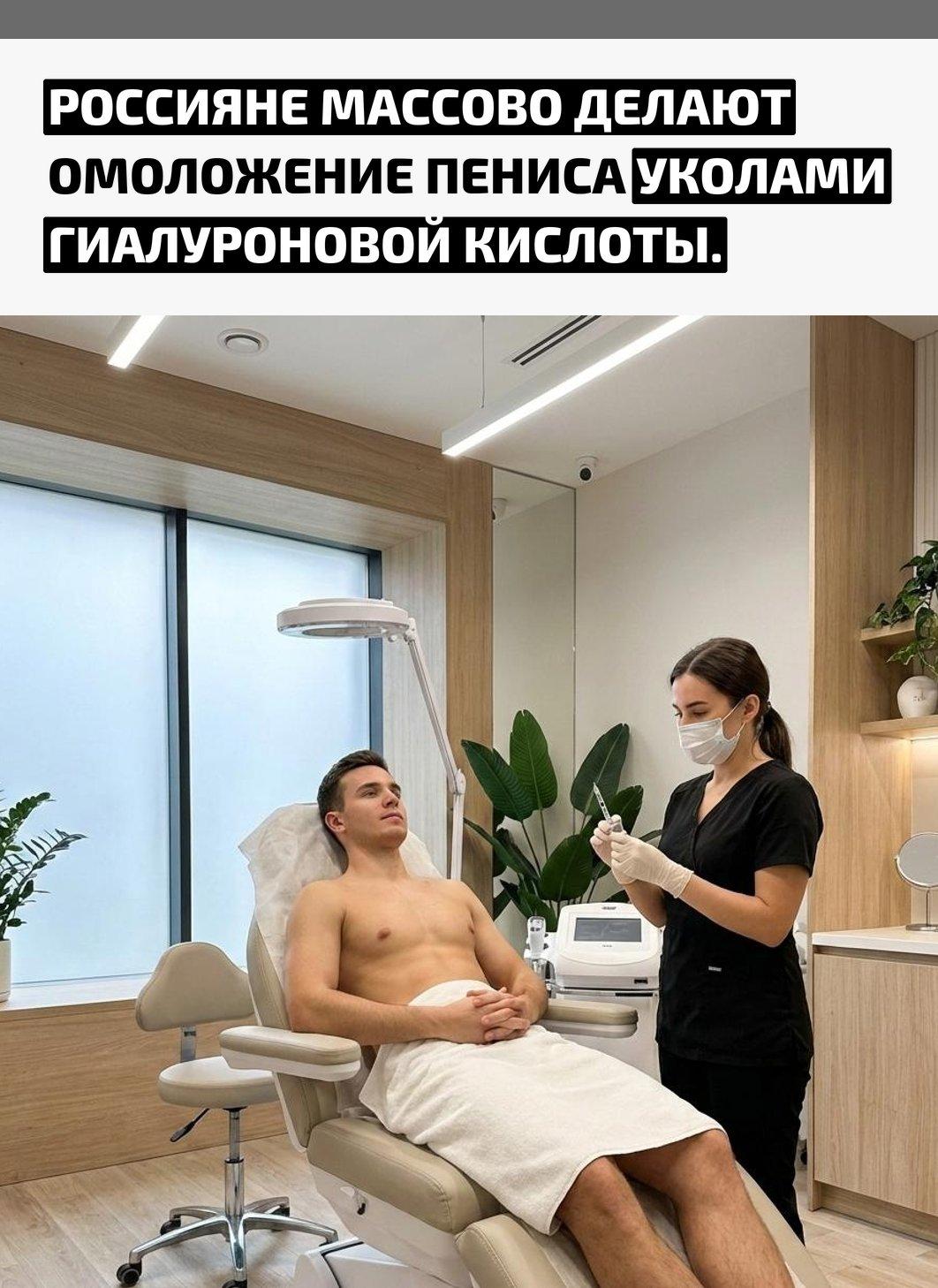 Запись на интим-процедуры забита на месяцы вперёд. Основных клиентов — мужчин старше 30 лет — привлекает обещание восстановить "силу" и визуально увеличить орган. Одна процедура стоит до 50 тысяч рублей, а эффект держится до 18 месяцев.