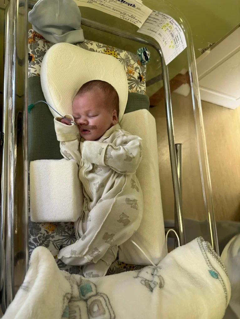 Обращается мама маленького Переведенцева Георгия.